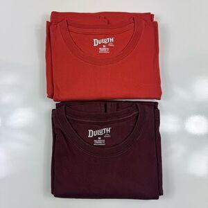 Duluth Trading Co Mens Longtail T Relaxed Fit Short Sleeve T-Shirt Bundle Medium